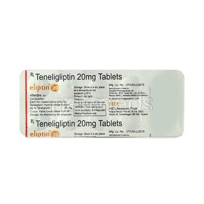 Eliptin 20mg Tablet 10'S - Diabetes-Ant