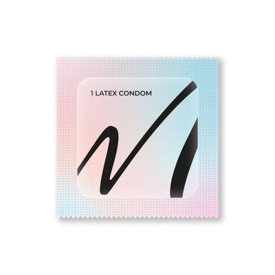 MsChief Mstery Compact Case (Ultra Thin Condom 1's + Dotted And Ribbed Condom 1's) - Plain/Flavoured Condoms