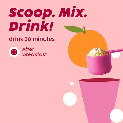 Plix The Plant Fix Collagen Supplement Powder For Women & Men Orange Flavour 200 gm - Hair & Skin