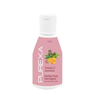 Purexa Herbal Gum Astringent - Vitamin C 15 ml - Mouth Refreshners