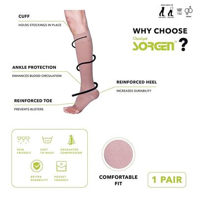Sorgen Classique Medical Compression Stockings Class 2 Knee Length - XXLarge 1's - Knee/Leg Supports