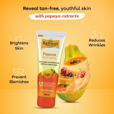 Torque Refresh Papaya Face Wash 100 ml - Face Washes