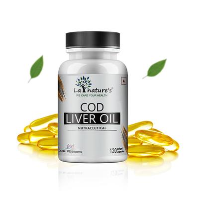 La Nature's COD Liver Oil Softgel Capsule 120's - Calcium And Minerals