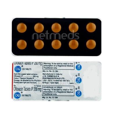 OQ 200mg Tablet 10'S - Bacterial Infections-Qui