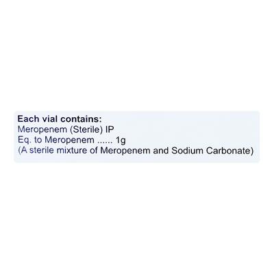MEROBULL 1gm Injection 1's - Bacterial Infections-OBL