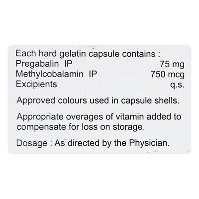 PREGABAWAL M Capsule 10's - Neuropathic Pain-Dru