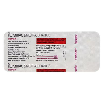 Franxit 0.5/10mg Tablet 10'S - Depression-Ant