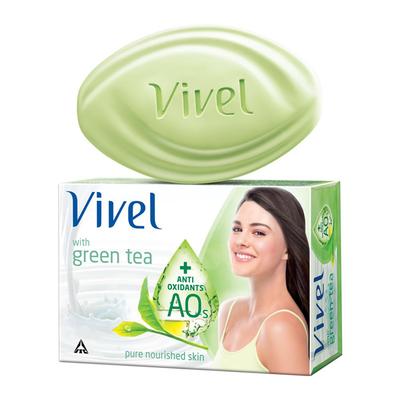 Vivel Green Tea Soap 100 gm - Soaps