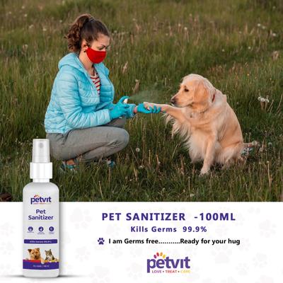 Petvit Pet Sanitizer 100 ml - Pet Grooming