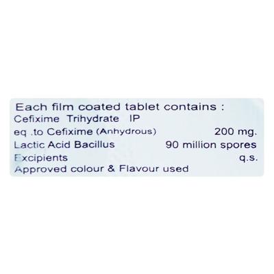 ZITCEF LB Tablet 10's - Bacterial Infections-Cep