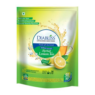 Diabliss Diabetic Friendly Herbal Lemon Tea 500 gm - Herbal/Green Teas