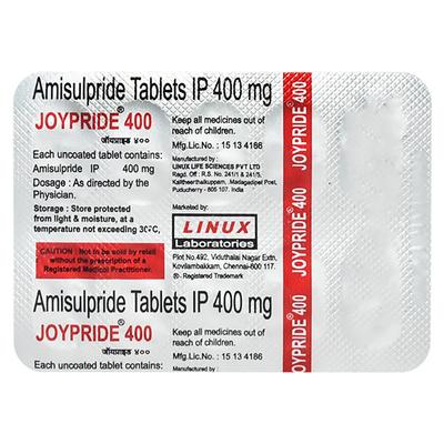 Joypride 400mg Tablet 10'S - Schizophrenia-Aps