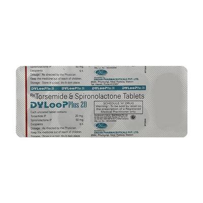 Dyloop Plus 20mg Tablet 10'S - Hypertension-Diu