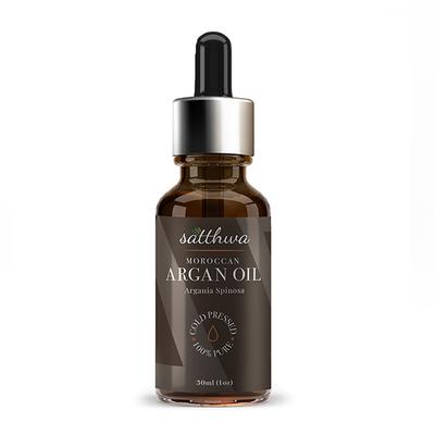Satthwa 100% Cold Pressed Oil - Moroccan Argan Oil 30 ml - Carrier Oils