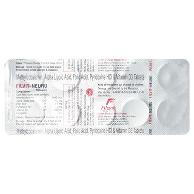 FILVIT NEURO Tablet 10's - Supplements-Vam