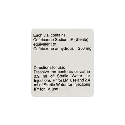 Accuzon 250mg Injection 1's - Bacterial Infections-Cep
