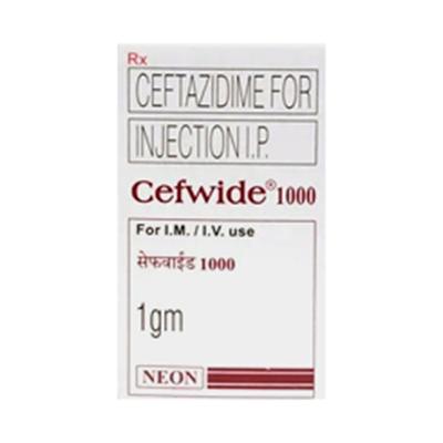 Cefwide 1000mg Injection 1'S - Bacterial Infections-Cep