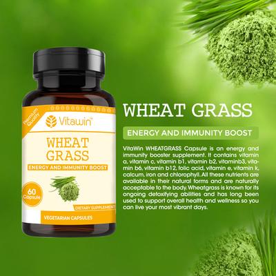 Vitawin Wheat Grass Capsule 60's - Vital Health