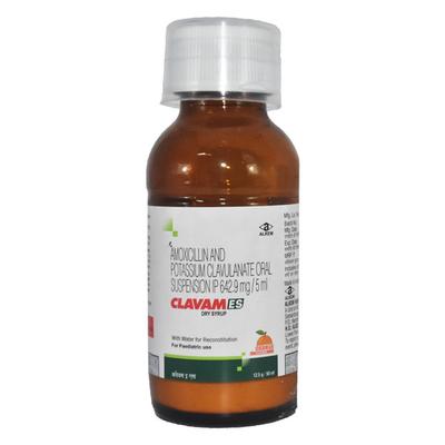 CLAVAM ES ORANGE FLAVOUR Dry Syrup 50ml - Bacterial Infections-Pen