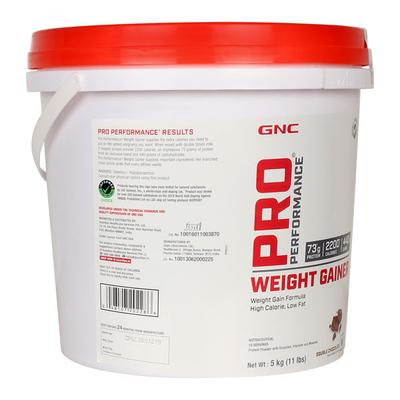 GNC Pro Performance Weight Gainer Powder - Double Chocolate Flavour 5 kg - Weight Gain