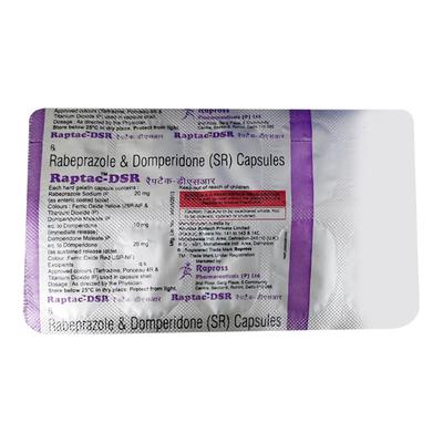 RAPTAC DSR 30/20mg Capsule 10's - Ulcer/Reflux/Flatulence-Aaa