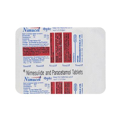 NIMUCET Tablet 10's - Pain relief-Nsa