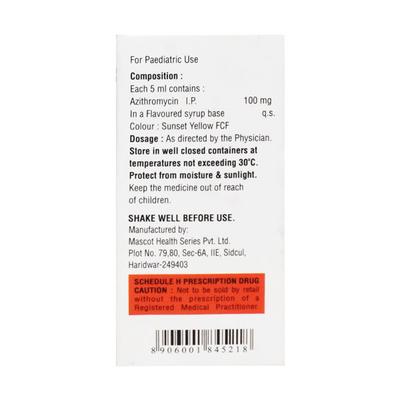 Zithrocin 100mg Liquid 15ml - Bacterial Infections-Mac