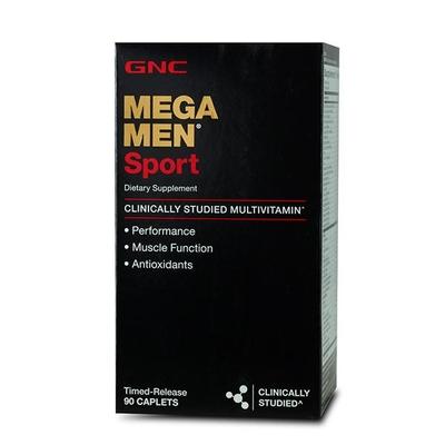 GNC Mega Men Sports Timed Release Caplets 90's - Workout Essentials