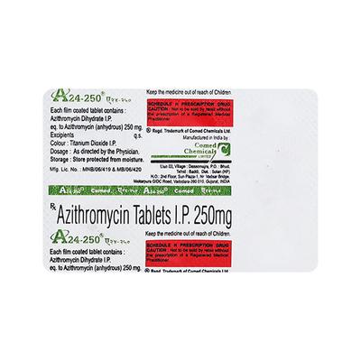 A 24 250mg Tablet 6's - Bacterial Infections-Mac