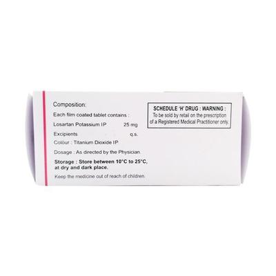Lorsave 25mg Tablet 15'S - Hypertension-Ang