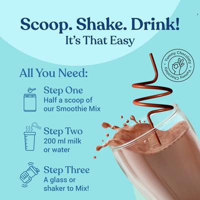 Kapiva 17-in-1 Smoothie Mix Powder - Chocolate Flavour 400 gm - Health Products