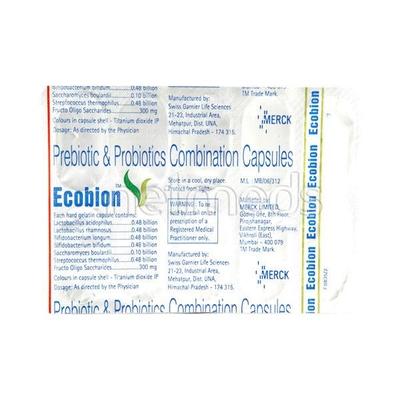 Ecobion Capsule 10'S - Diarrhoea-Ant