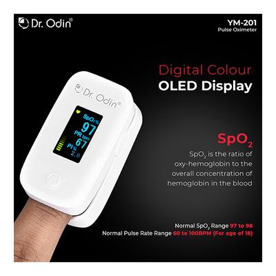 Dr. Odin Pulse Oximeter + Pi (YM-201) - Health Monitors And Equipment