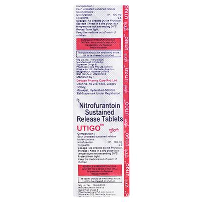UTIGO 100 Tablet 10's - Bacterial Infections-OAB