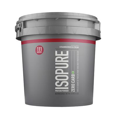 Isopure Zero Carb Powder - Strawberries & Cream 7.5 lb - Workout Essentials
