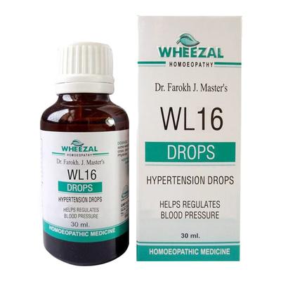 Wheezal Wl-16 Hypertension Drops 30ML - Homeopathic Drops