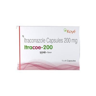 Itracoe 200mg Capsule 4'S - Fungal Infections-Anf