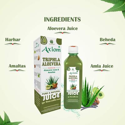 Axiom Triphla Aloevera Juice 500 ml - Ayurvedic Juices