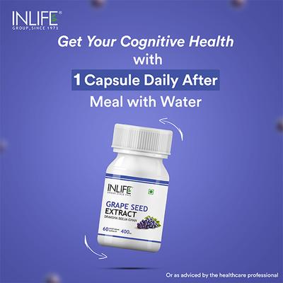 INLIFE Grape Seed Extract Capsules 60's - Vital Health