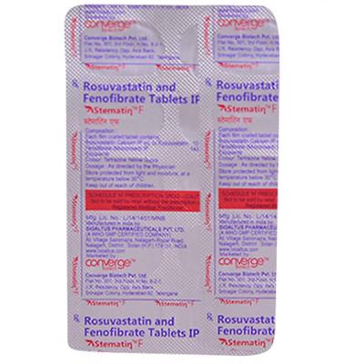 Stematin F 10mg Tablet 10'S - High Cholesterol-Dys