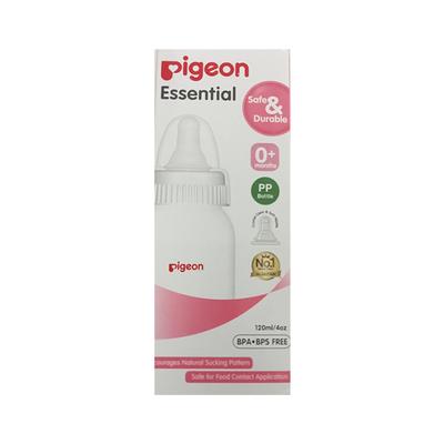 Pigeon Essential PP Feeding Bottle - Pink 120 ml - Feeding & Nursing