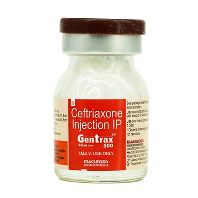 Gentrax 500mg Injection 1's - Bacterial Infections-Cep