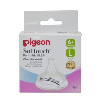 Pigeon Softouch Peristaltic Plus Nipple (L) - Feeding & Nursing