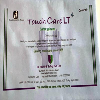 Touch Care LT Latex Examination Gloves 2's - Surgical Consumable