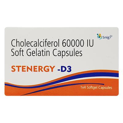 STENERGY D3 Capsule 4's - Supplements-Vit