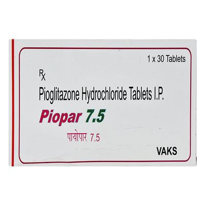 Piopar 7.5mg Tablet 30'S - Diabetes-Ant