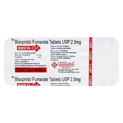 BI BETA 2.5 Tablet 10's - Hypertension-Bet