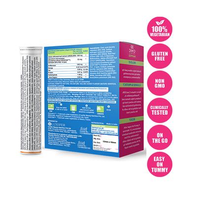 Chicnutrix Happee Natural UTI Management Effervescent Tablet - Strawberry Flavour (Pack of 2 x 10's) - Vital Health