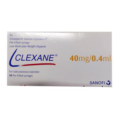 CLEXANE 40mg Prefilled Syringe(Pfs) 10X0.4ml - Blood Clot-Ant