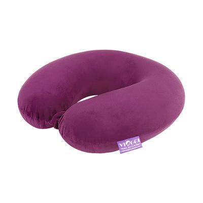 VIAGGI U Shape Soft Memory Foam Travel Neck Pillow - Eggplant - Others Ortho Supports